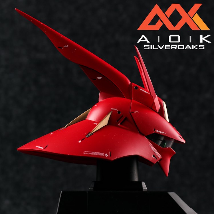 AOK #07 1/35 Sazabi + Sinanju  +  Sinanju damage Headbusts Full Resin Kit Combo [INCLUDE LED]