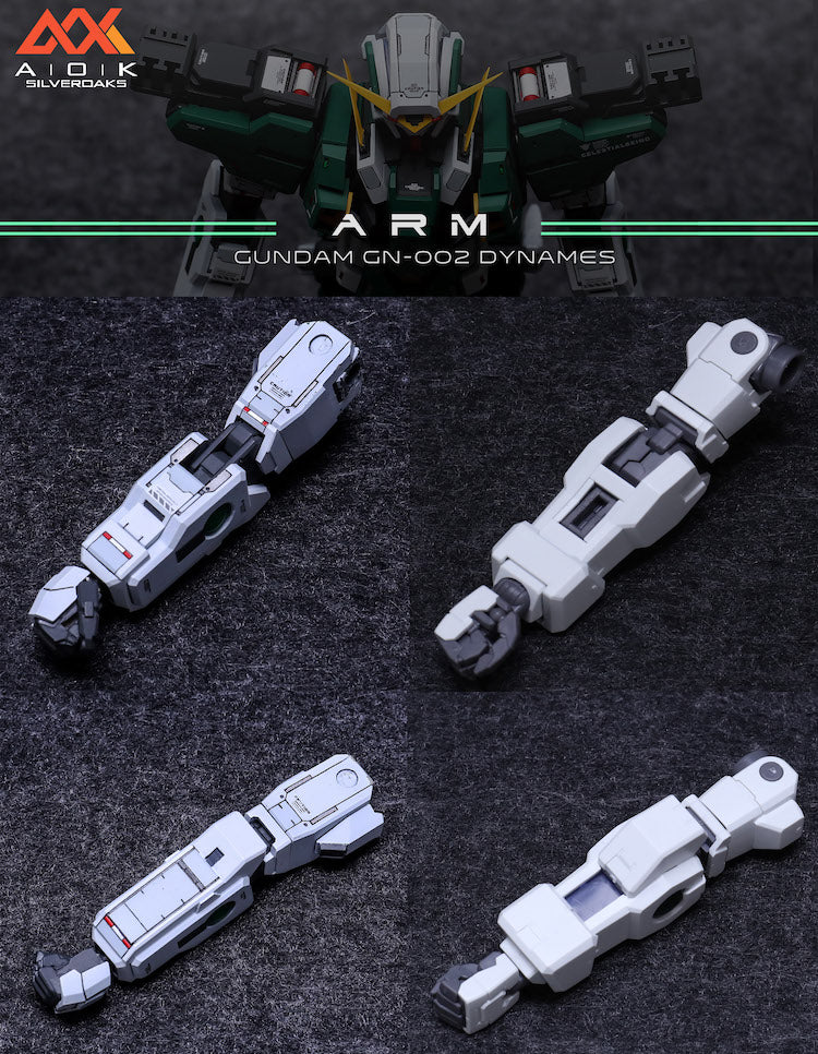 AOK MG Gundam Dynames Resin Conversion Kit with Weapons/Styling Hands Expansion Pack