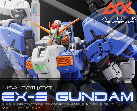 AOK #02 MG EX-S Gundam Resin Conversion Kit with Weapon Expansion Pack