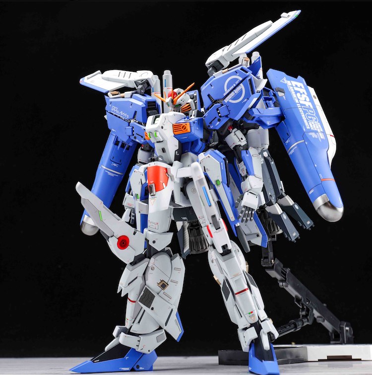 AOK #02 MG EX-S Gundam Resin Conversion Kit with Weapon Expansion Pack