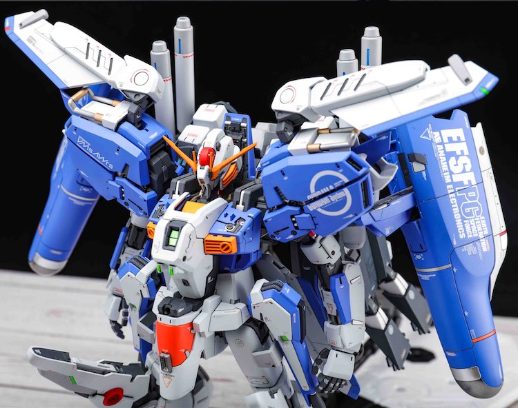 AOK #02 MG EX-S Gundam Resin Conversion Kit with Weapon Expansion Pack