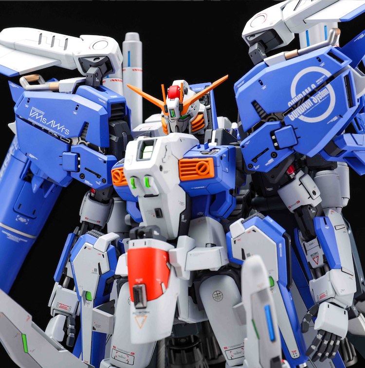 AOK #02 MG EX-S Gundam Resin Conversion Kit with Weapon Expansion Pack