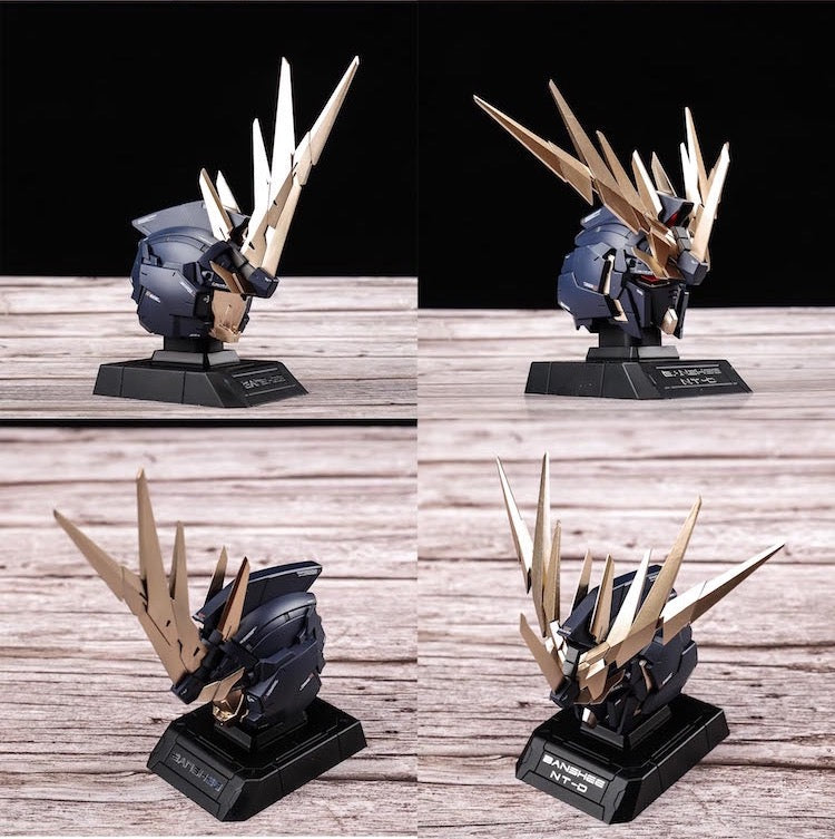 AOK 1/35 banshee Unicorn and Destroy Mode Headbusts Full Resin Kit Combo [INCLUDE LED]