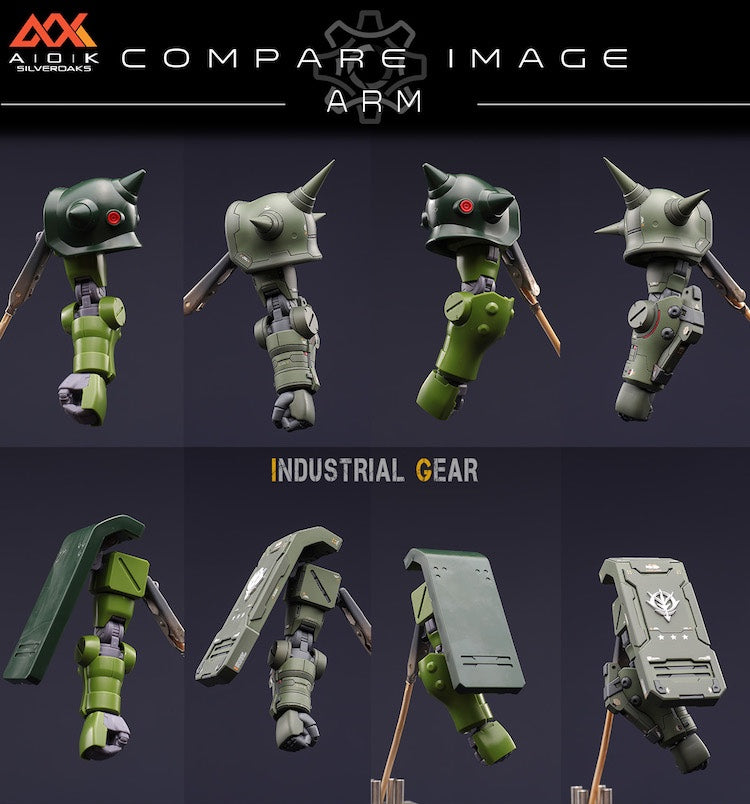 AOK Silveroaks 1/100 RE Zaku II FZ Resin Conversion Kit
