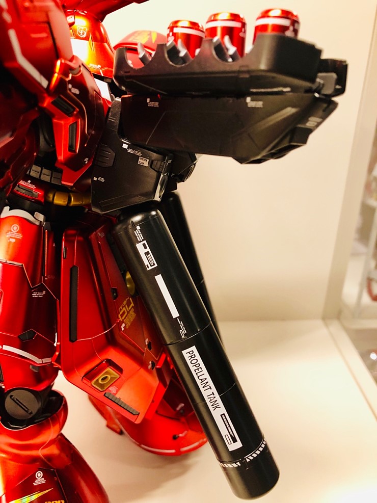 MG SAZABI WHITE & Gold part HOLO WATER DECAL