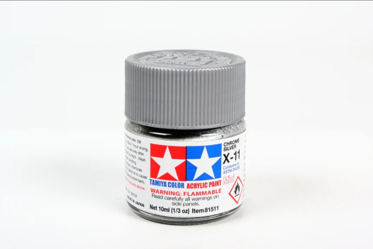 Acrylic Mini X-11 Chrome Silver 10ml
