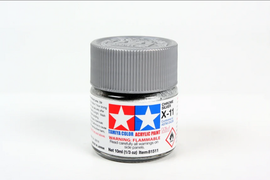 Acrylic Mini X-11 Chrome Silver 10ml
