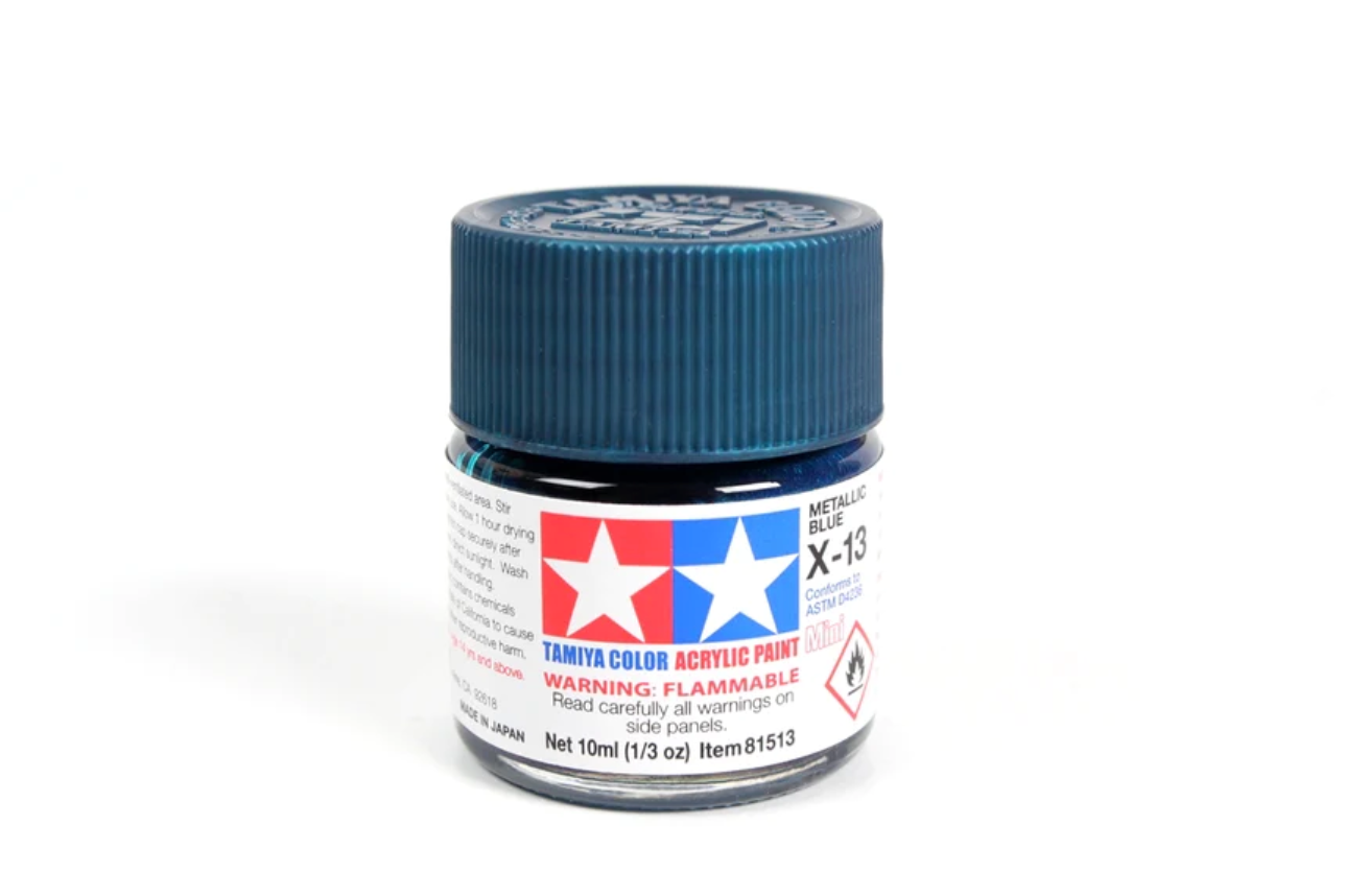 Acrylic Mini X-13 Metallic Blue 10ml