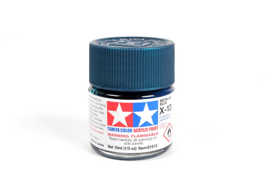Acrylic Mini X-13 Metallic Blue 10ml