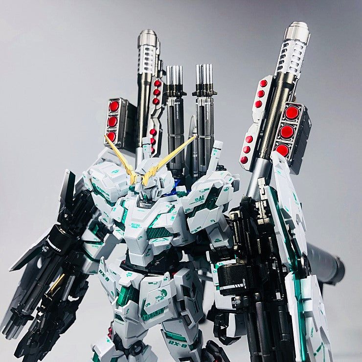 RG FULL ARMOR UNICORN [Last Battle Ver.] HOLO Metal Green WATER DECAL