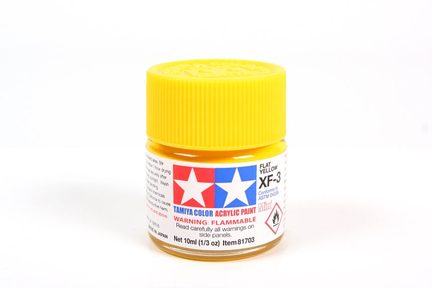 Acrylic Mini XF-3 Flat Yellow 10ml