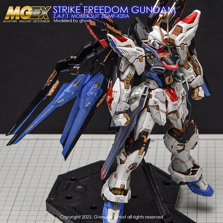 G-REWORK - MGEX Strike Freedom Gundam Water Decal