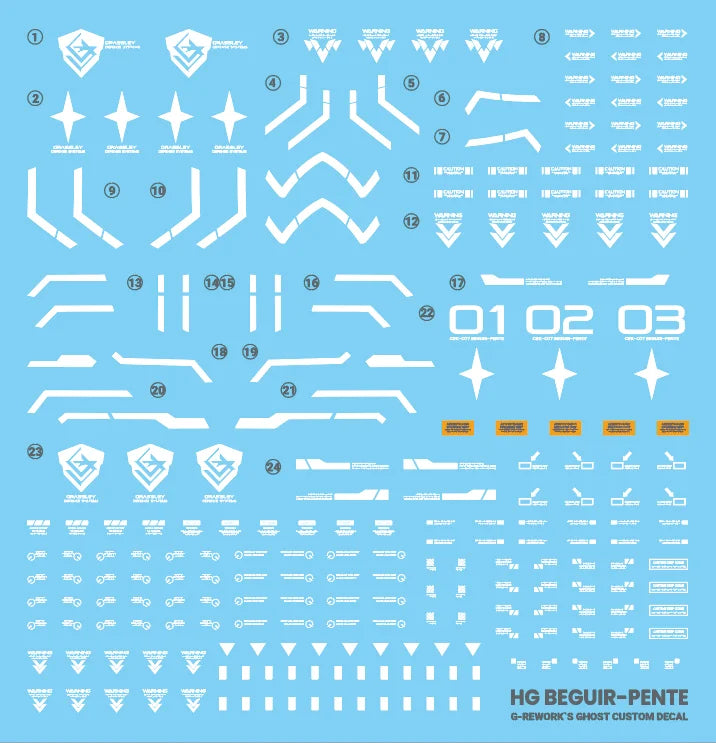 G-REWORK - [HG] [ the witch from mercury] BEGUIR-PENTE Water Decal