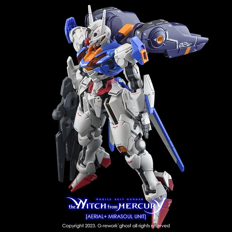 G-REWORK - [HG] [ the witch from mercury] AERIAL+ MIRASOUL UNIT Water Decal