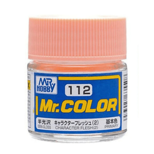 C112 Semi Gloss Character Flesh 2 Mr. Color 10ml Bottle