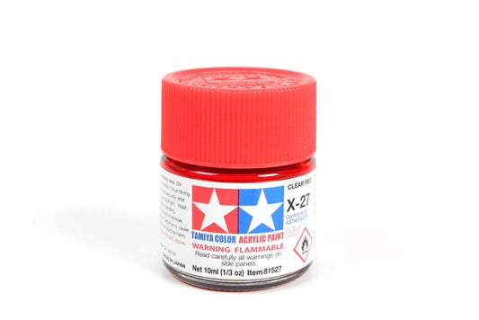 Acrylic Mini X-27 Clear Red 10ml