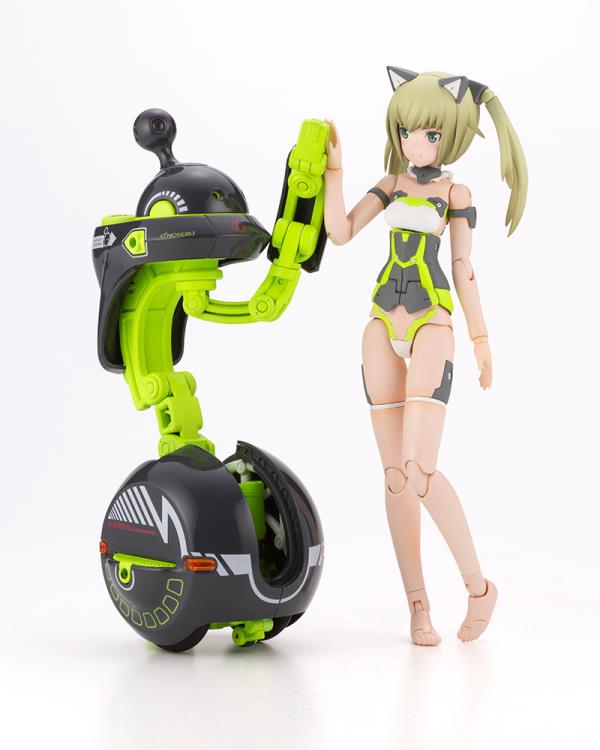 Frame Arms Girl x Maruttoys Innocentia (Racer Ver.) and Noseru (Racing Specs Ver.)