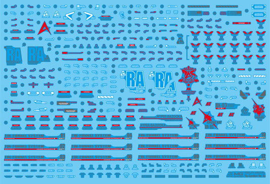 MG RX-93 NU HOLOGRAM WATER DECAL