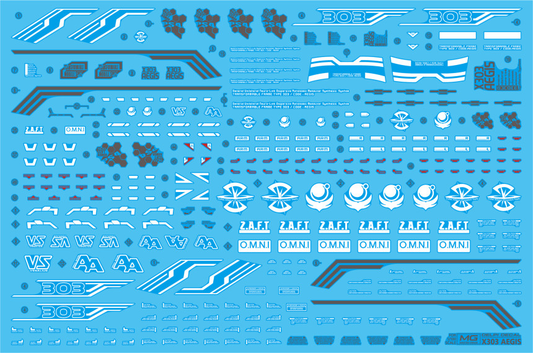 MG AEGIS WATER DECAL