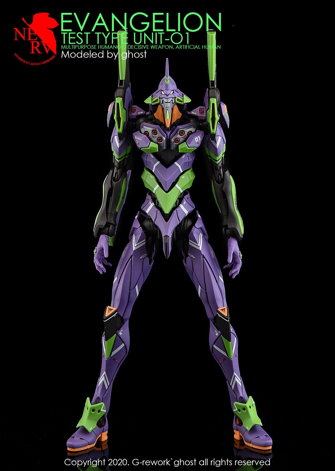 G-REWORK - [RG] EVANGELION UNIT- 01 Water Decal