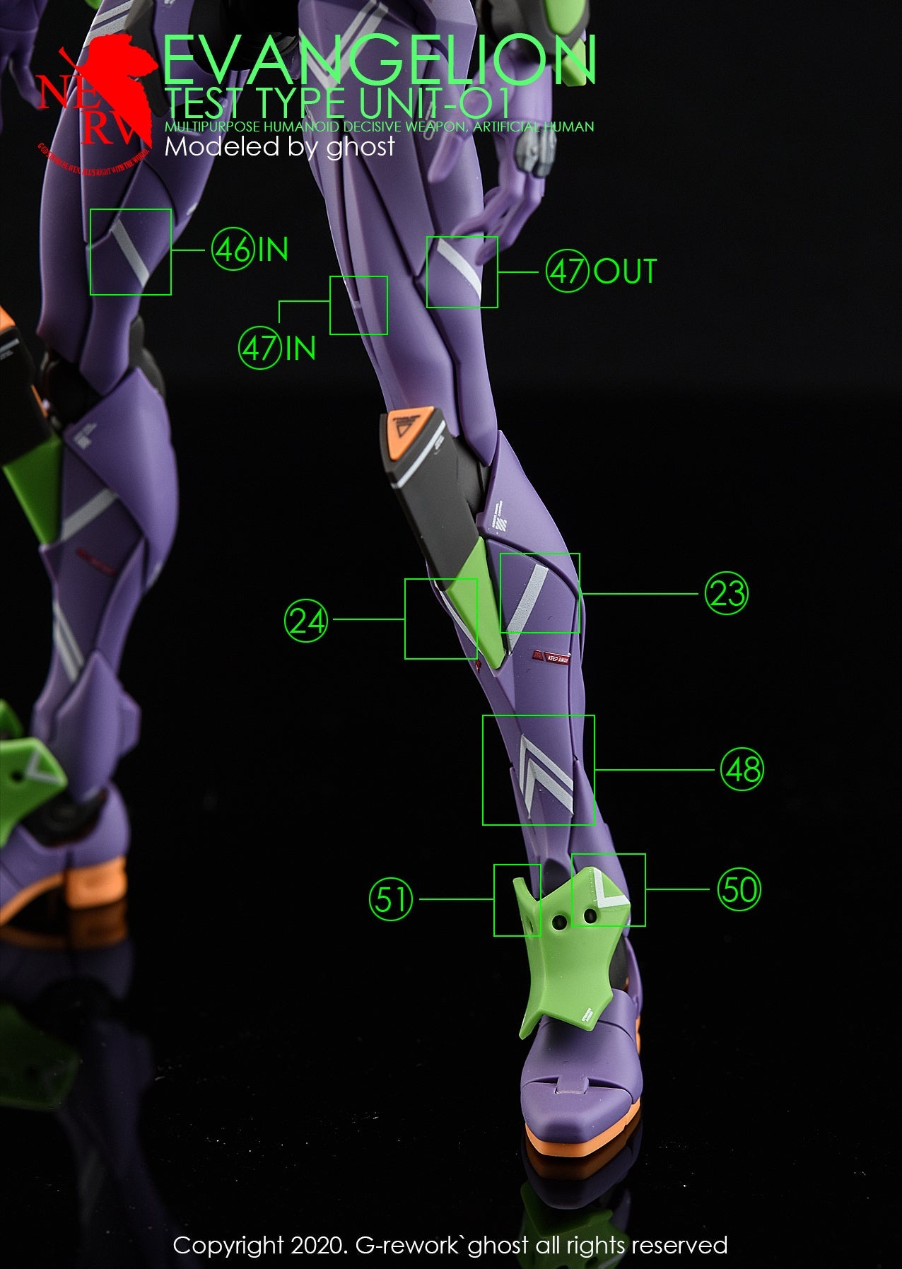 G-REWORK - [RG] EVANGELION UNIT- 01 Water Decal