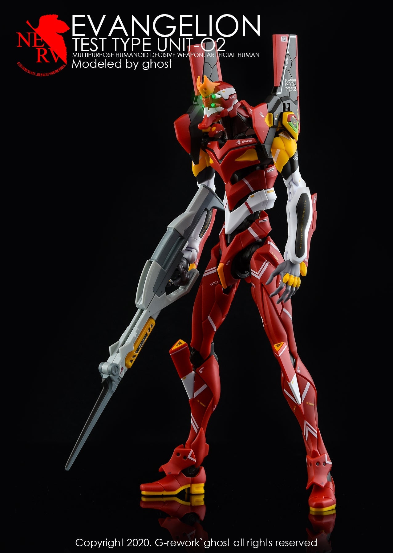 G-REWORK - [RG] EVANGELION UNIT-02 Water Decal