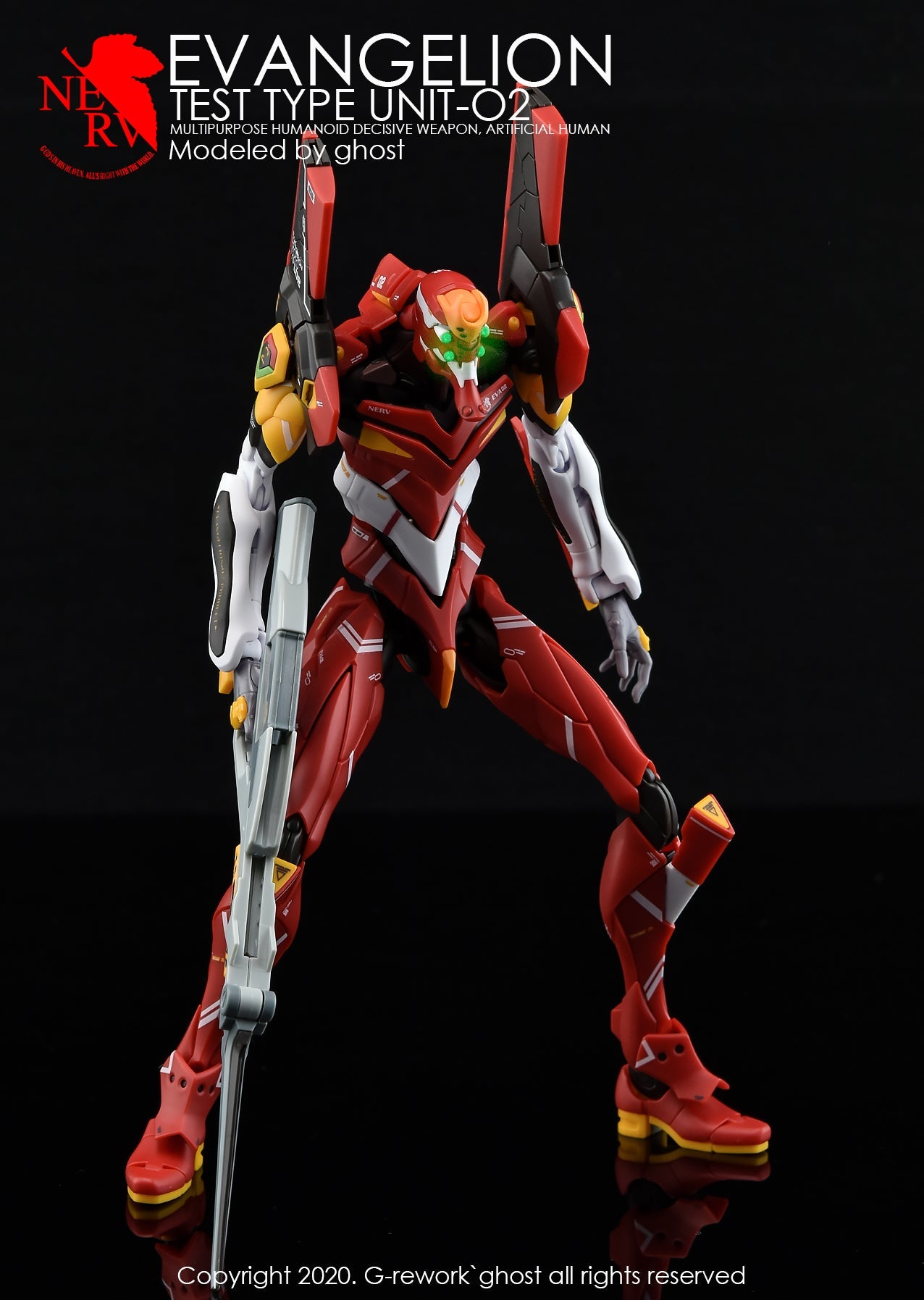 G-REWORK - [RG] EVANGELION UNIT-02 Water Decal
