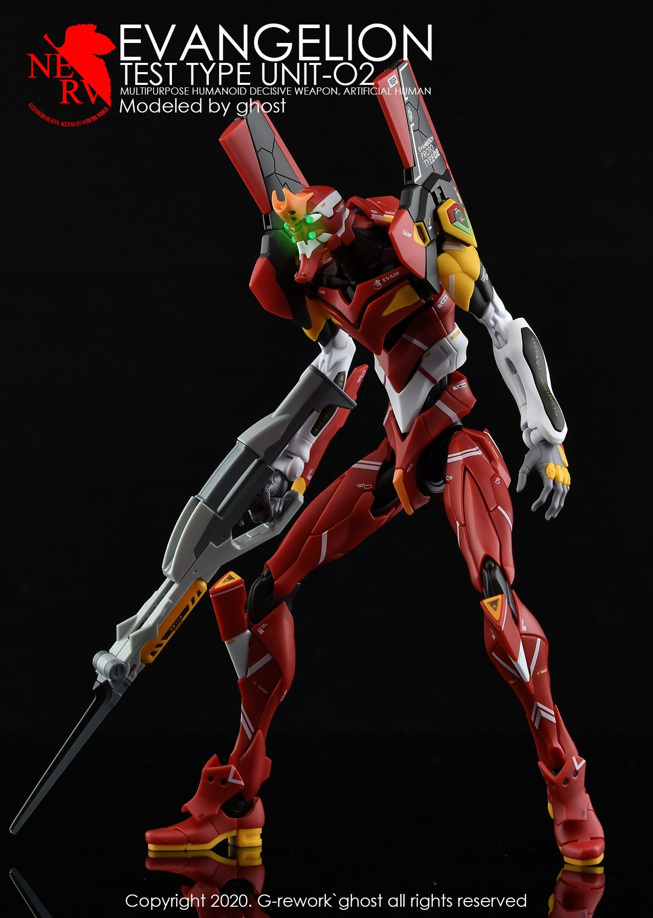G-REWORK - [RG] EVANGELION UNIT-02 Water Decal