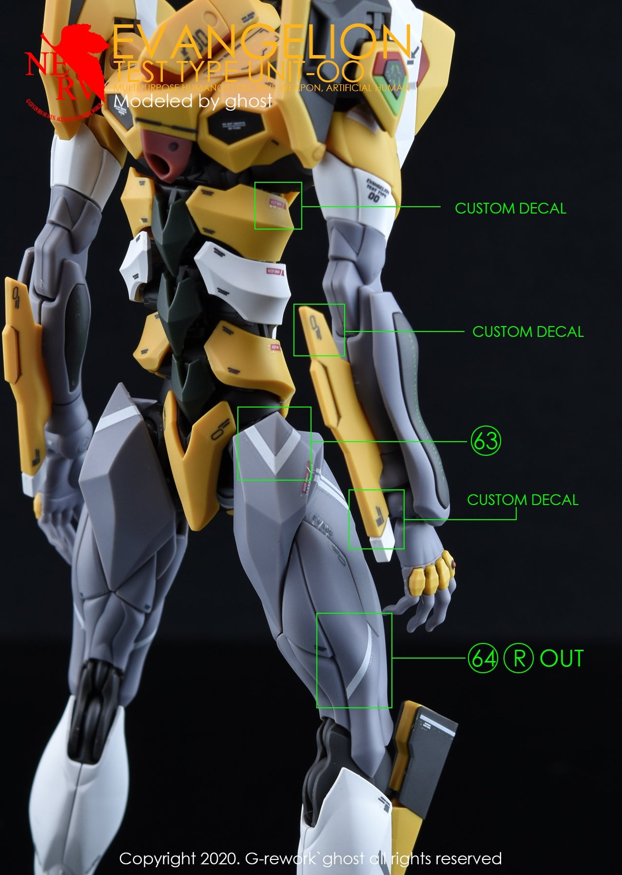 G-REWORK - [RG] EVANGELION UNIT- 0 Water Decal