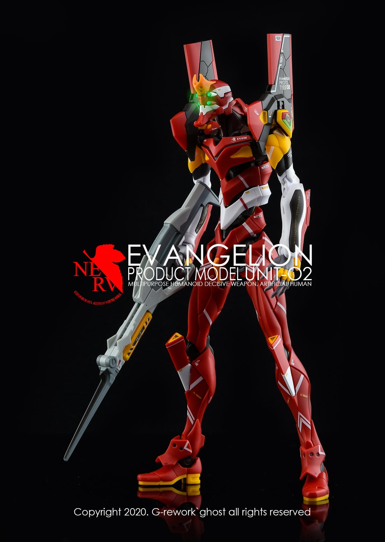G-REWORK - [RG] EVANGELION UNIT-02 Water Decal
