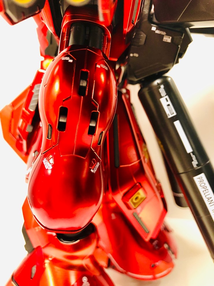 MG SAZABI WHITE & Gold part HOLO WATER DECAL