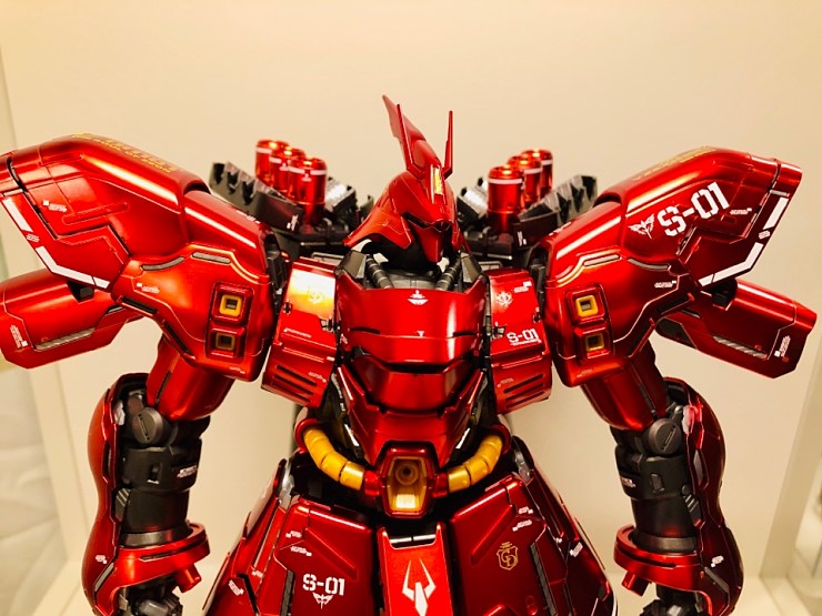 MG SAZABI WHITE & Gold part HOLO WATER DECAL