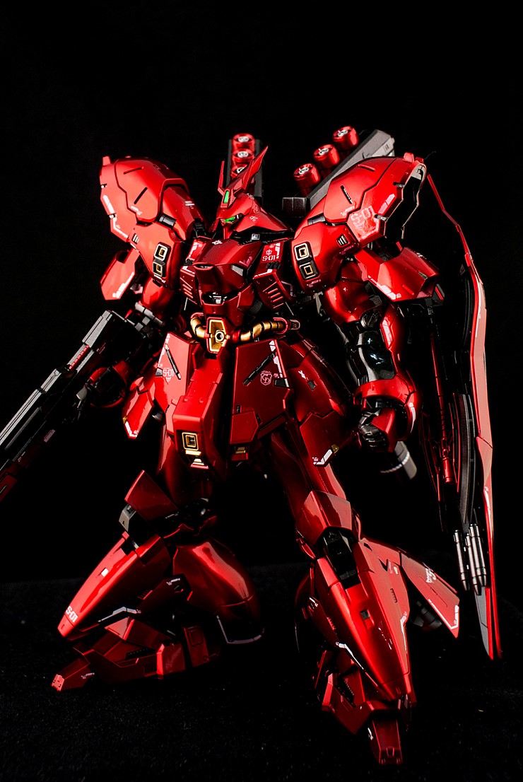 RG SAZABI White & Gold part HOLO WATER DECAL