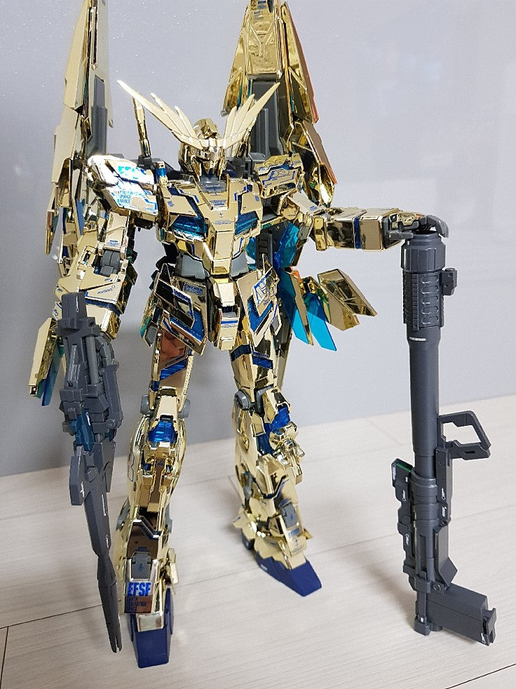 MG PHENEX HOLOGRAM BLUE + WHITE WATER DECAL