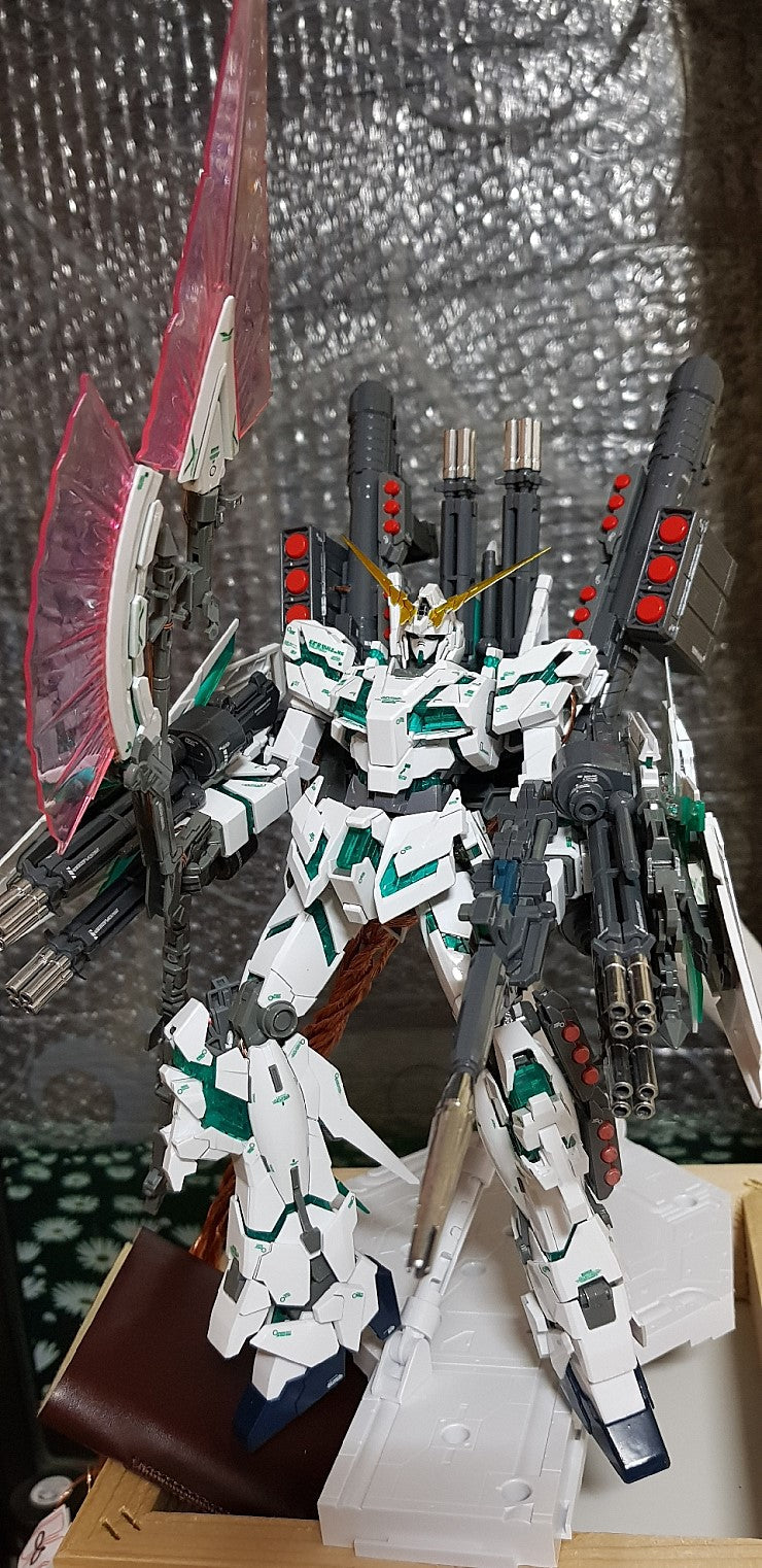 MG FULL ARMOR UNICORN GREEN HOLO WATER DECAL
