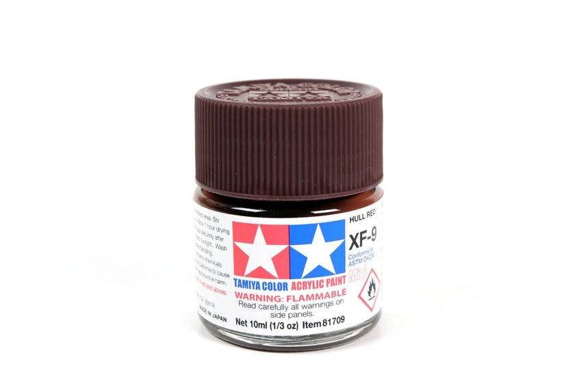 Acrylic Mini XF-9 Hull Red 10ml