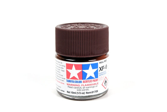 Acrylic Mini XF-9 Hull Red 10ml