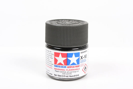 Acrylic Mini X-10 Gun Metal 10ml