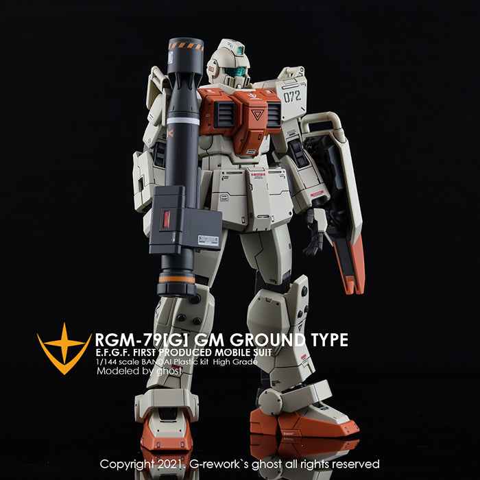 G-REWORK - [HG] 08 TEAM GROUND TYPE RGM-79G Water Decal