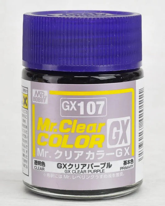 GX107 Clear Purple Mr. Color 18ml Bottle