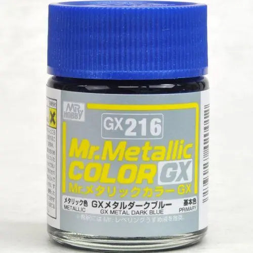 GX216 Metallic Metal Dark Blue Mr. Color 18ml Bottle