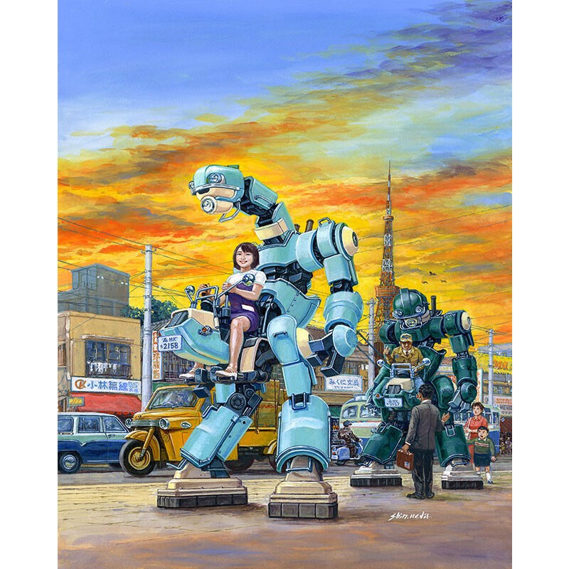 Hasegawa 1:35 CHUBU #01 "Light Green & Green" Lightweight Mechatrobot