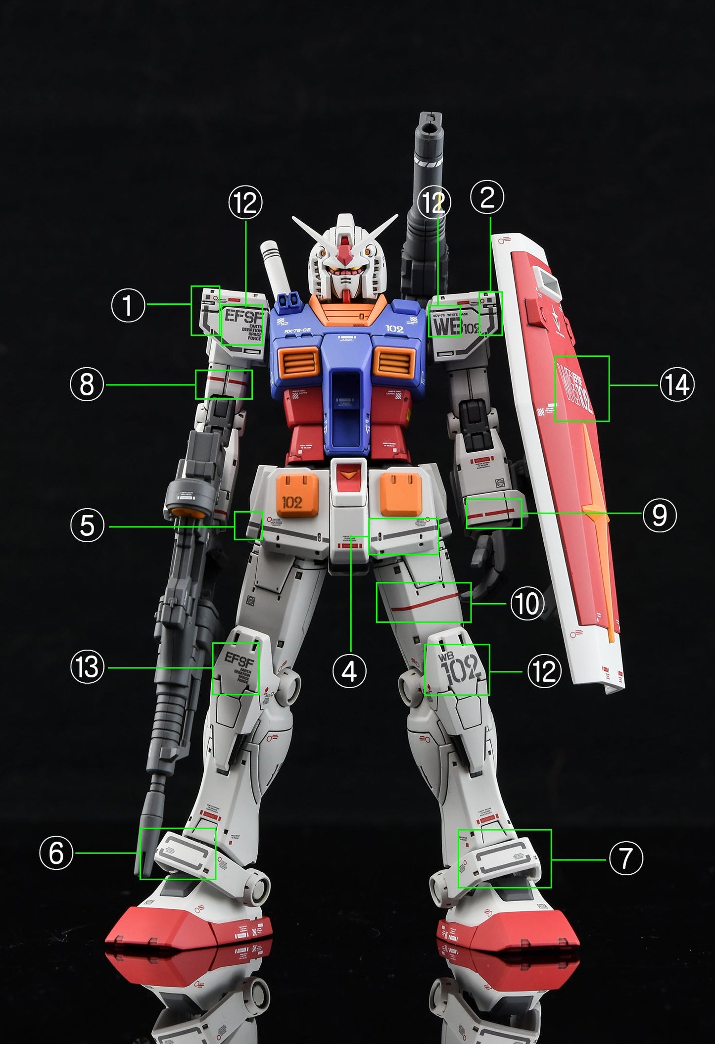 G-REWORK - [HG] GTO GUNDAM RX-78-2 Water Decal