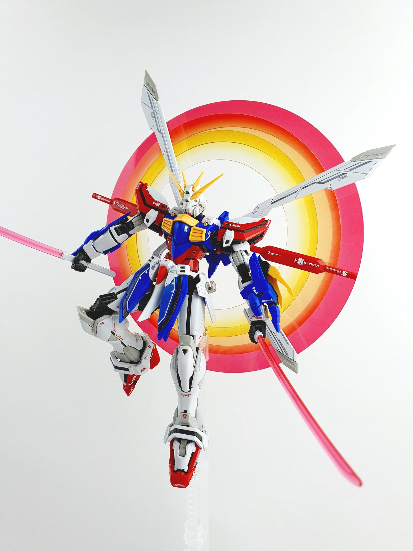 RG GOD GUNDAM (Normal/HOLO) WATER DECAL