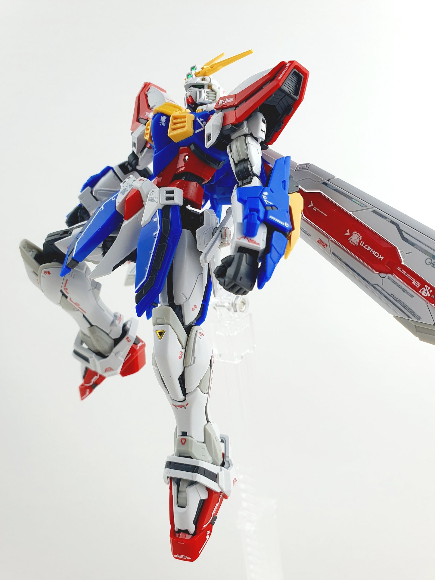 RG GOD GUNDAM (Normal/HOLO) WATER DECAL