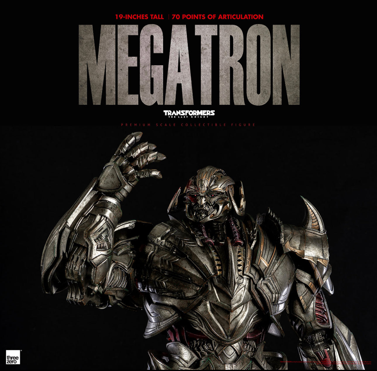 ThreeZero Transformers: The Last Knight - PREMIUM Megatron (Deluxe Edition)