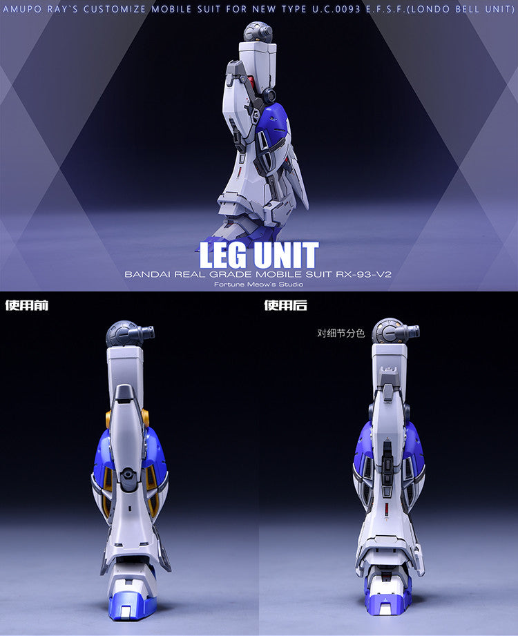 Fortune Meow’s 1/144 RX-93-v2 Hi-v Gundam Conversion Kit