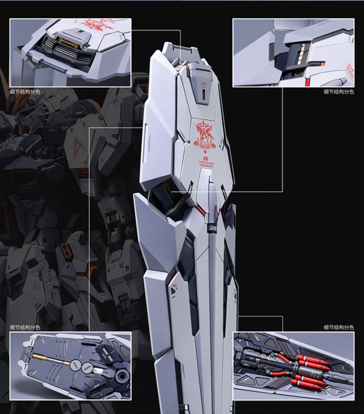 Fortune Meow’s 1/100 RX93 Nu Gundam ver.KA Resin Conversion Kit (Includes Pre-Cut Masking Tape)