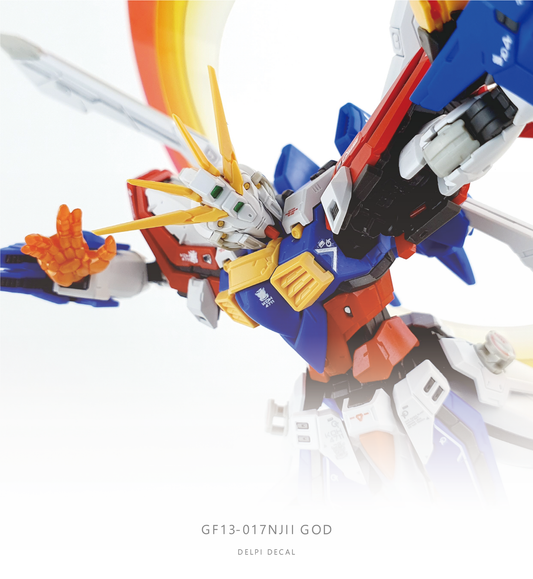 RG GOD GUNDAM (Normal/HOLO) WATER DECAL