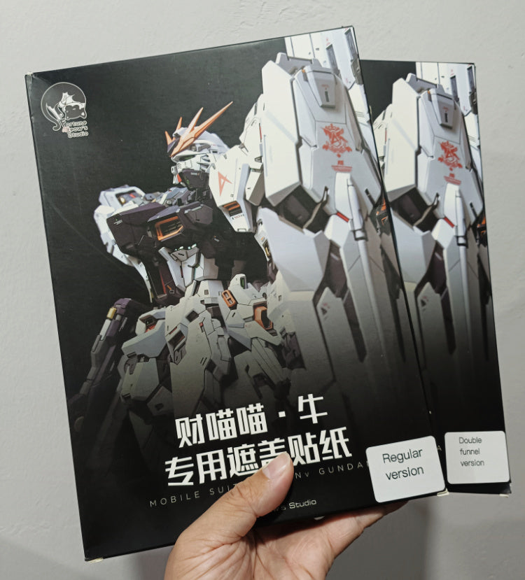 Fortune Meow’s 1/100 RX93 Nu Gundam ver.KA Resin Conversion Kit (Includes Pre-Cut Masking Tape)